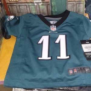 NWT Nike On Field Carson Wentz PHILADELPHIA EAGLES Toddler NFL  JERSEY 12 Months